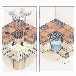 El dibujo de mal y bien de un paso